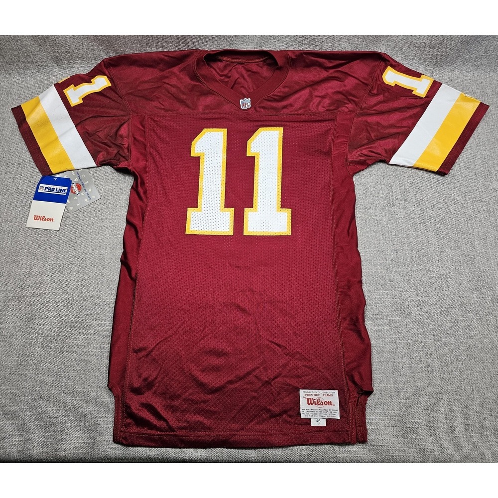VINTAGE Washington Redskins Jersey Mens 46 Red NFL Football Wilson Pro Line 90s
